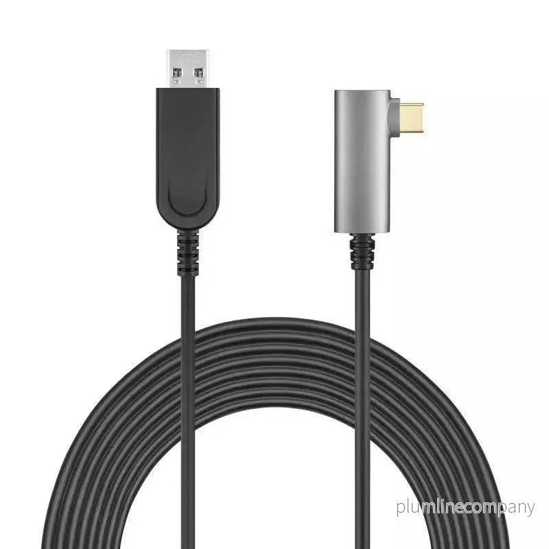 NÖRDIC aktiv AOC Fiber 7,5m USB-C till USB-A VR Link Kabel för Oculus Quest 2 USB3.2 Gen2 10Gbps Super Speed VR Link cable NÖRDIC aktiv AOC Fiber 7,5m USB-C till USB-A VR Link Kabel för Oculus Quest 2 USB3.2 Gen2 10Gbps Super Speed VR Link cable