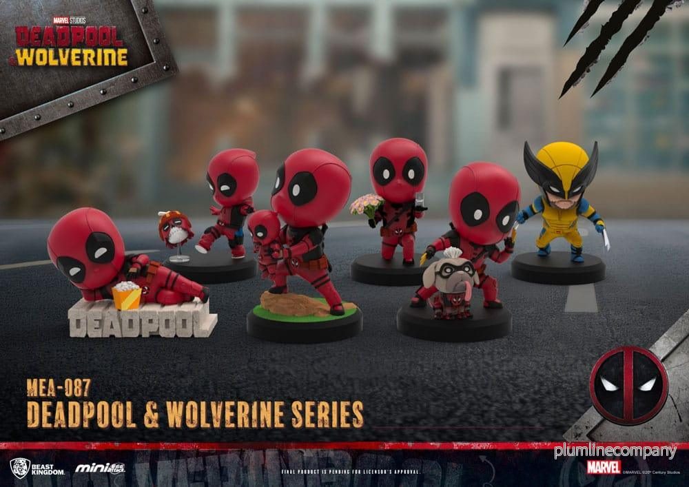 Deadpool 3 Deadpool & Wolverine Series Mini Egg Attack Figurer 8 cm