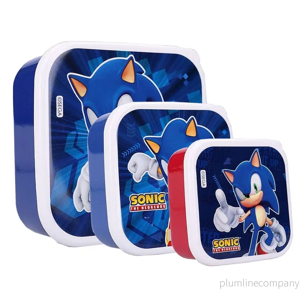 Sonic the Hedgehog Snack Box Set Sonic Fresh Bites Sonic the Hedgehog Snack Box Set Sonic Fresh Bites