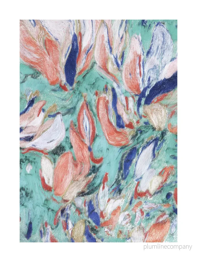 Abstract Petal Dance Poster Abstract Petal Dance Poster