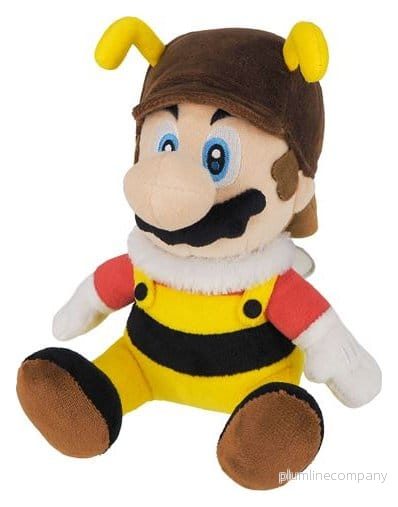 Super Mario gosedjur Bee Mario, cirka 18 cm högt - Bild 2