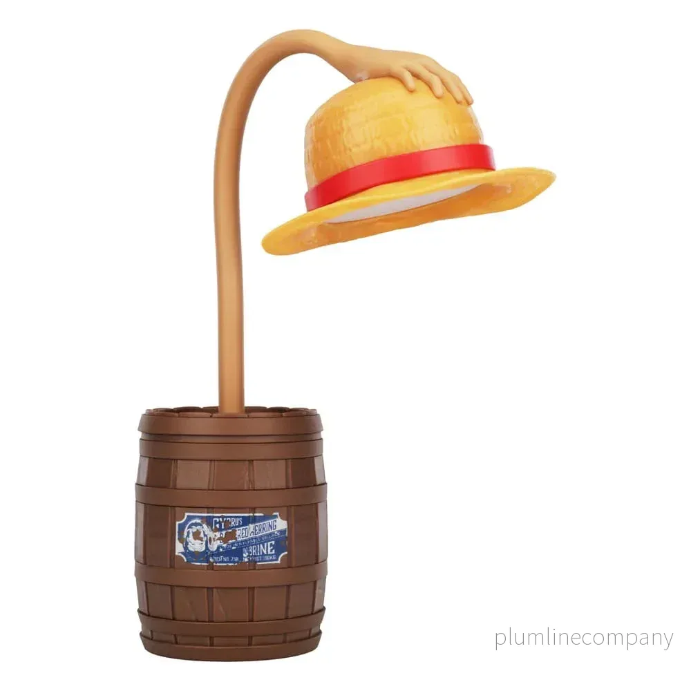 One Piece Justerbar Skrivbordslampa Straw Hat 28 cm One Piece Justerbar Skrivbordslampa Straw Hat 28 cm