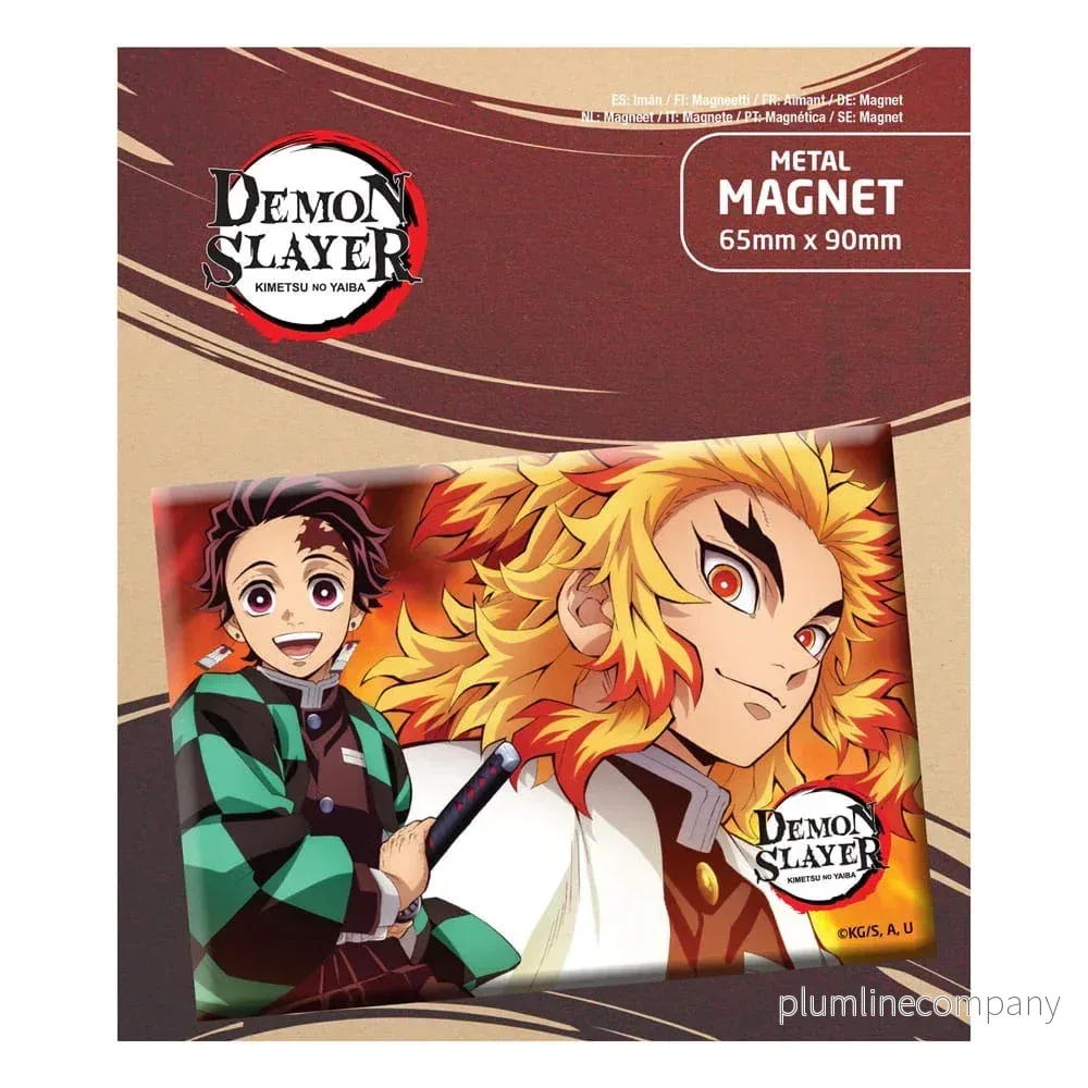 Demon Slayer: Kimetsu no Yaiba Kylskåpsmagnet Tanjiro & Kyojuro Demon Slayer: Kimetsu no Yaiba Kylskåpsmagnet Tanjiro & Kyojuro
