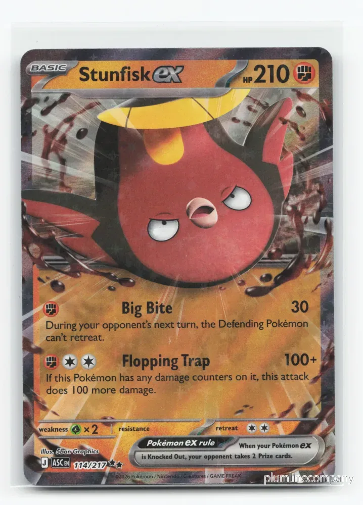 Stunfisk ex 114/217 - Ascended Heroes