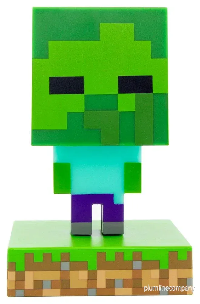 Minecraft 3D Ikonljus Zombie Minecraft 3D Ikonljus Zombie