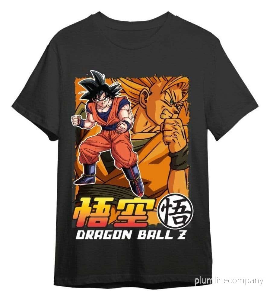 Dragon Ball Z T-shirt Goku & Super Saiyan Black