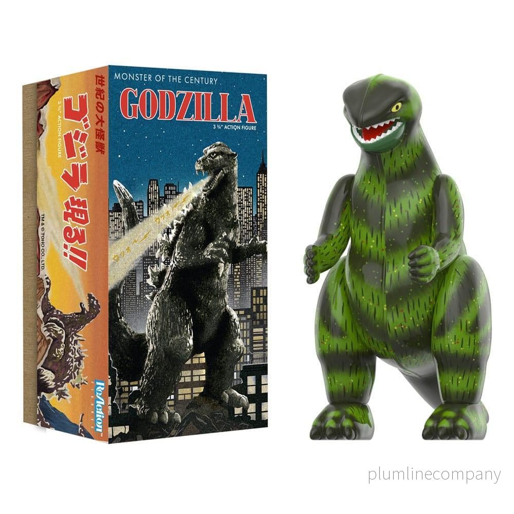 Godzilla Toho ReAction Actionfigur Vågor 01 (Retro Plåt) Godzilla (Marusan Plåt) 10 cm - Bild 3