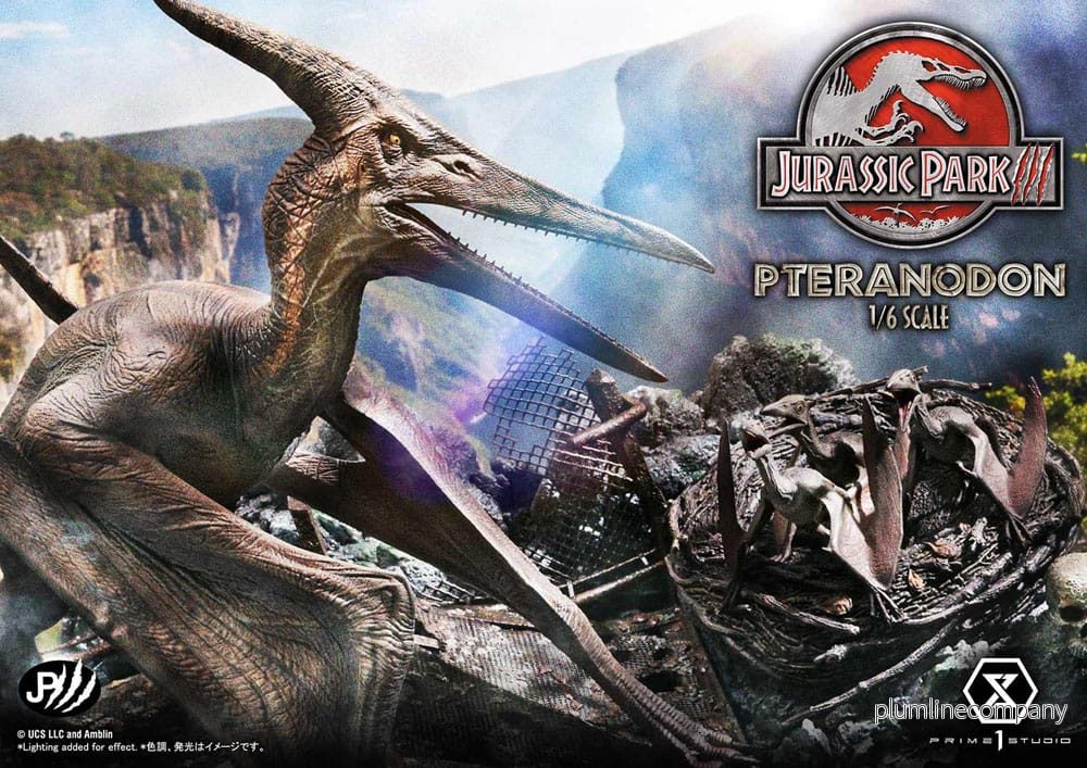 Jurassic Park III Legacy Museum Collection staty 1/6 Pteranodon 68 cm - Bild 2