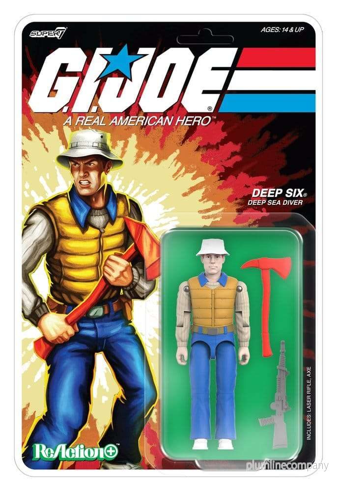 G.I. Joe (Serietidning) ReAction+ Actionfigur Våg 09 Deep Six