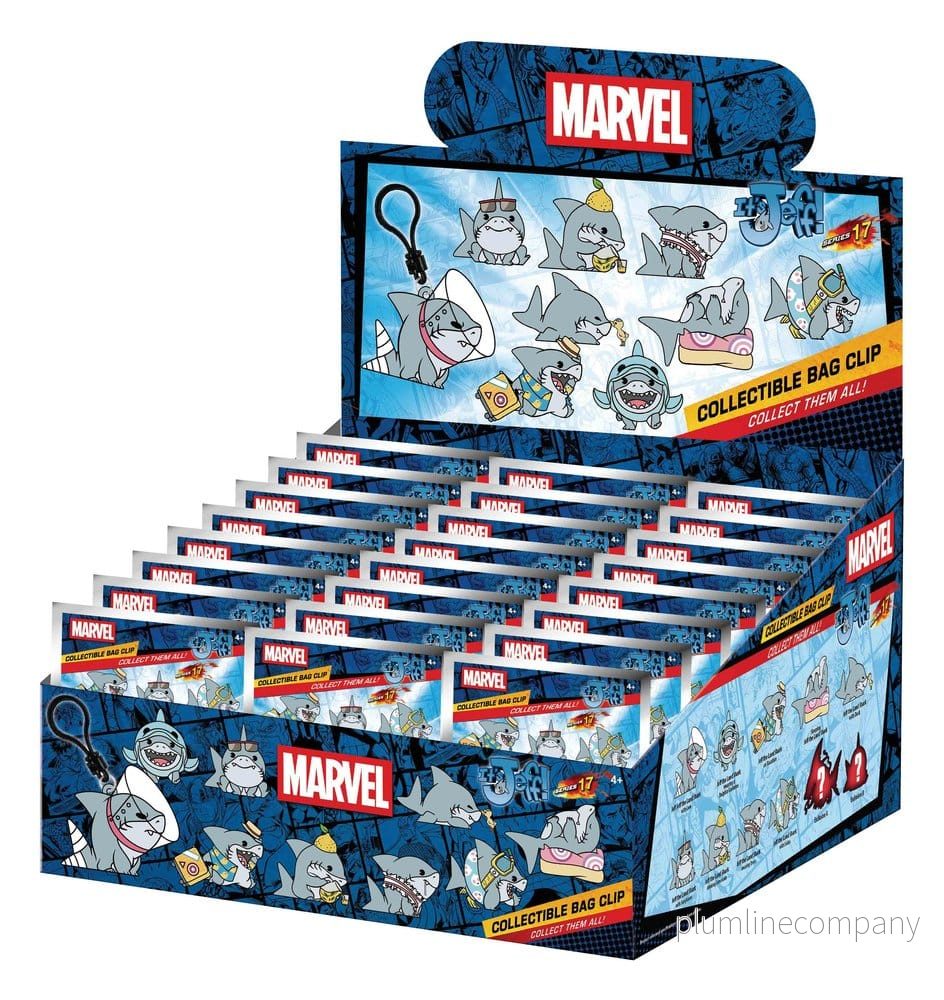 Marvel Rivals 3D Skumväska Clips Jeff the Land Shark Serie 17 Display (24) Marvel Rivals 3D Skumväska Clips Jeff the Land Shark Serie 17 Display (24)