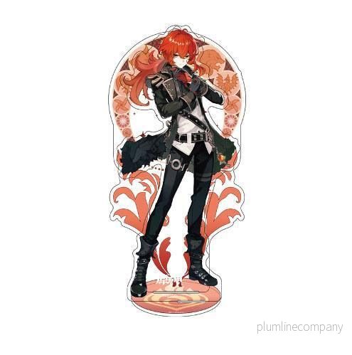 Genshin Impact Mondstadt Tema Karaktär Akryl Figur Diluc 14 cm Genshin Impact Mondstadt Tema Karaktär Akryl Figur Diluc 14 cm