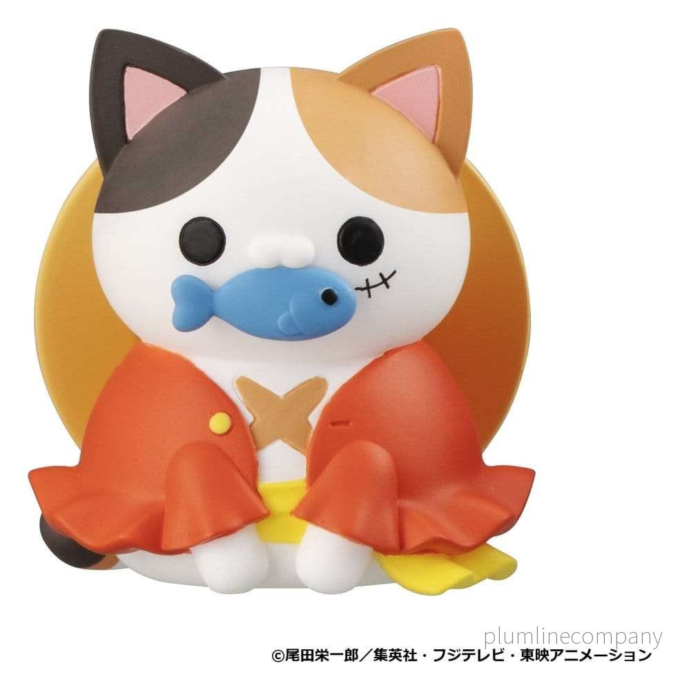 One Piece Mega Cat Project Mini Figures NyanPieceNyan! I'm gonna be king of Paw-rates!! Blind Box-assortiment (8) – återutgåva - Bild 2