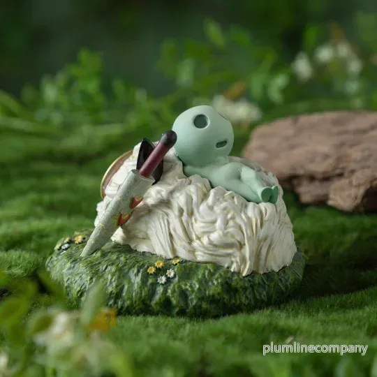Bordsklocka San’s Mask & Kodama - Princess Mononoke - Bild 2