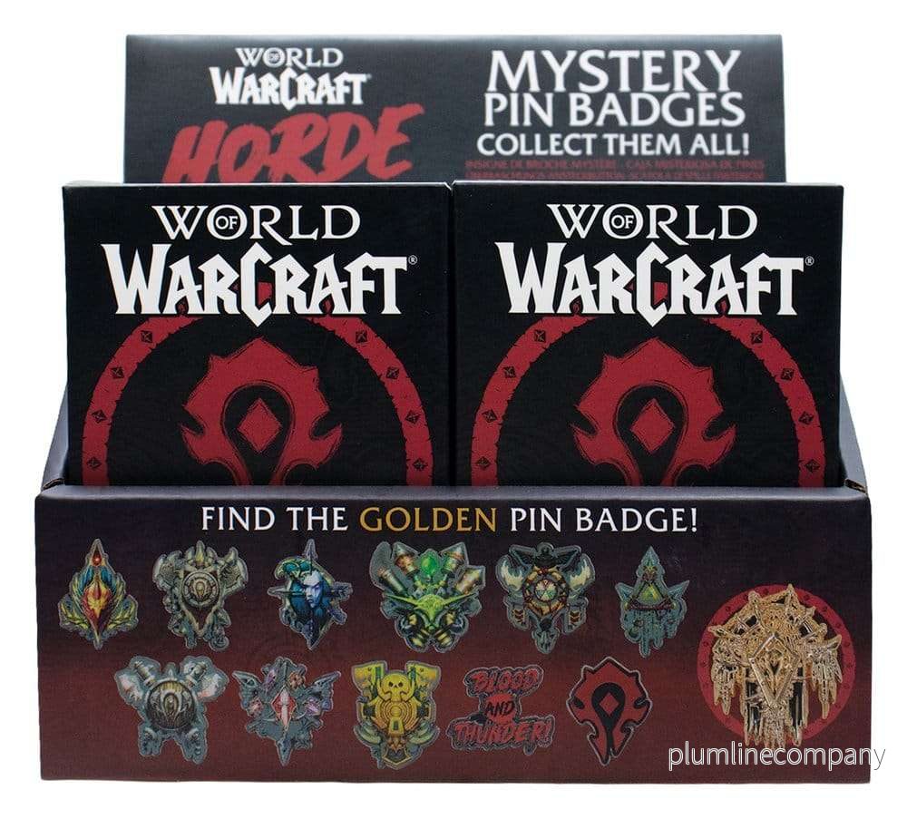 World of Warcraft Mystery Pin Badges Horde Blind Box Display (12) World of Warcraft Mystery Pin Badges Horde Blind Box Display (12)