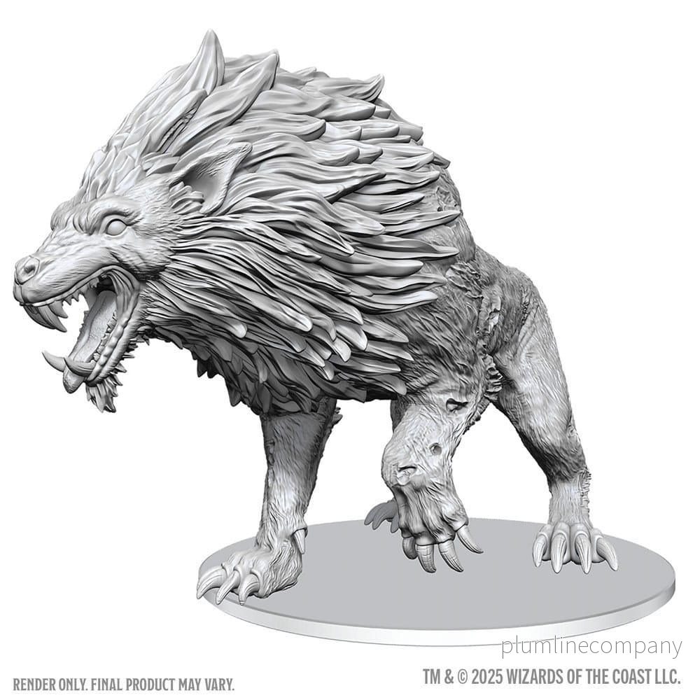D&D Nolzur’s Marvelous Miniatures: Unpainted Miniatures Dire Worg 11 cm D&D Nolzur’s Marvelous Miniatures: Unpainted Miniatures Dire Worg 11 cm