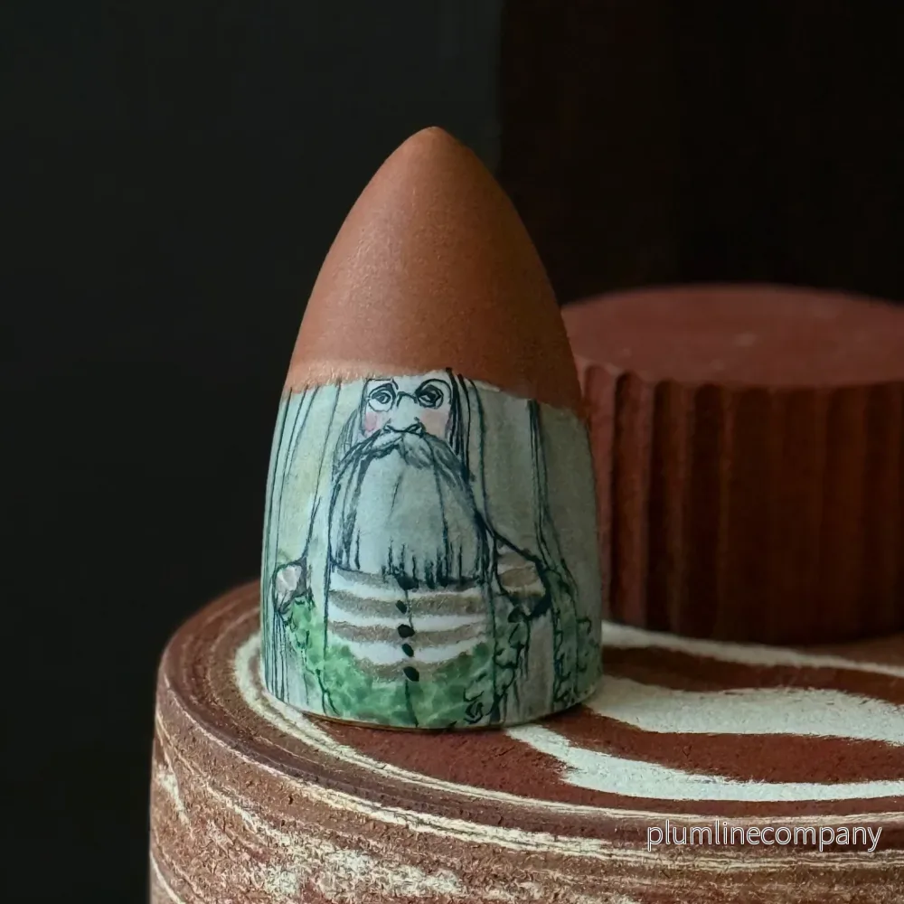 Tomte Träbrun luva - Bild 3