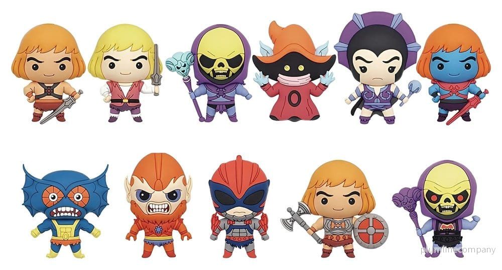 Masters of the Universe 3D Foam Bag Clips Movie Series 1 Display (24) Masters of the Universe 3D Foam Bag Clips Movie Series 1 Display (24)