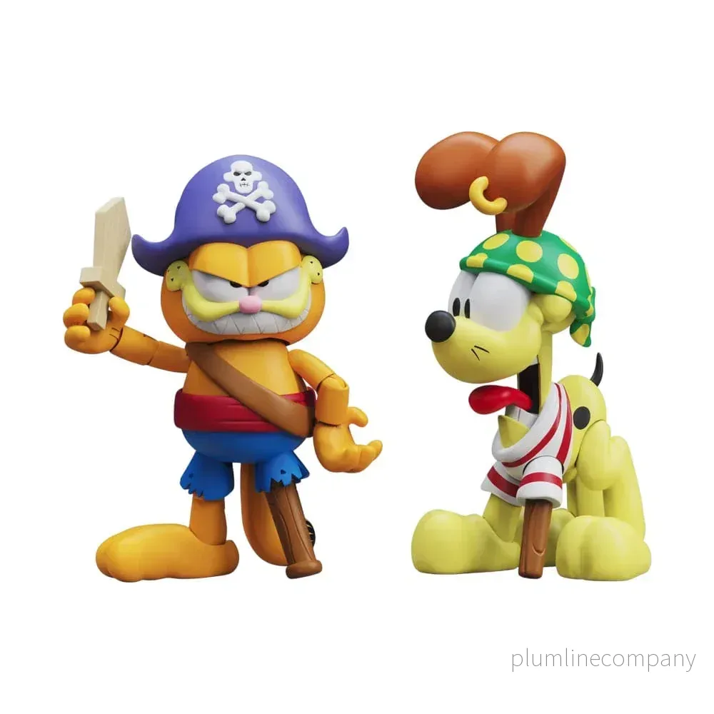 Garfield Action Figur 2 Pack – Pirate Garfield och Pirate Odie Garfield Action Figur 2 Pack – Pirate Garfield och Pirate Odie