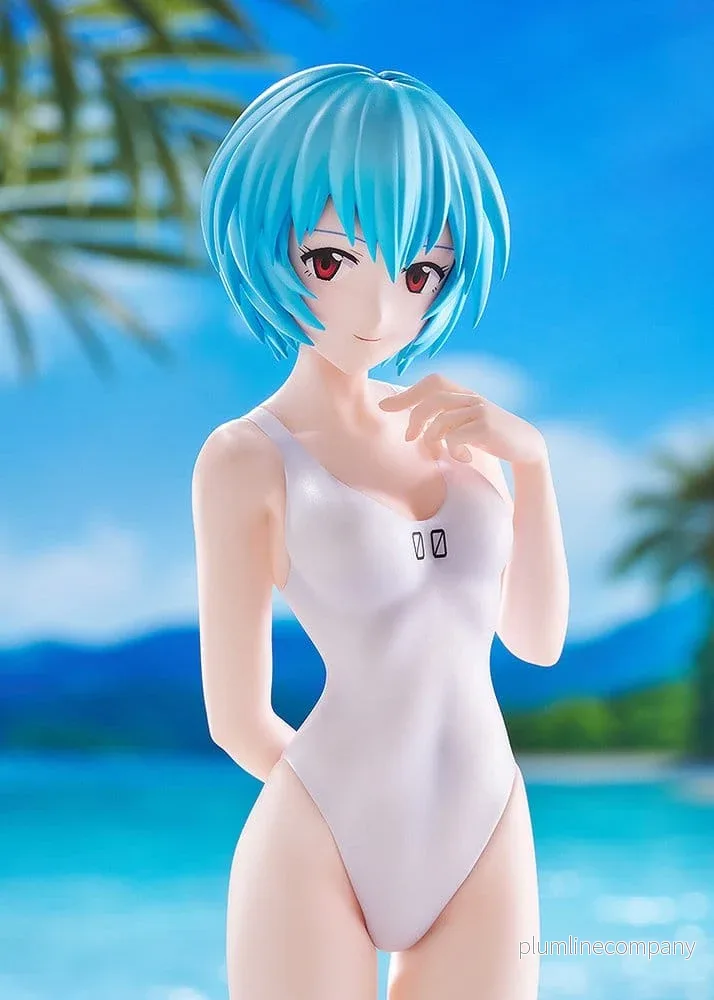 Rebuild of Evangelion Pop Up Parade Beach Queens Rei Ayanami (One-Piece Stil) L Storlek 22 cm - Bild 2
