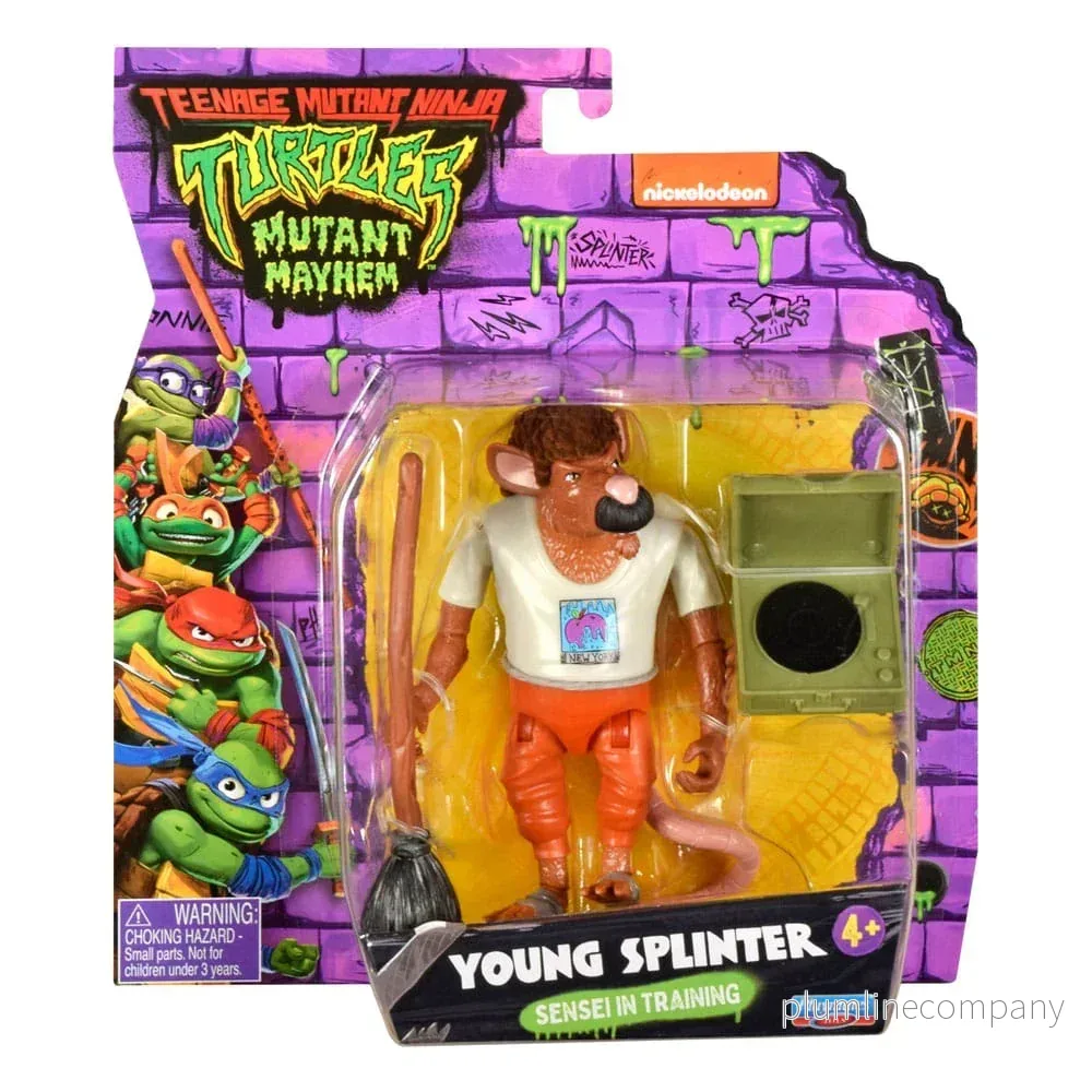 Teenage Mutant Ninja Turtles: Mutant Mayhem Action Figur Young Splinter 11 cm - Bild 3