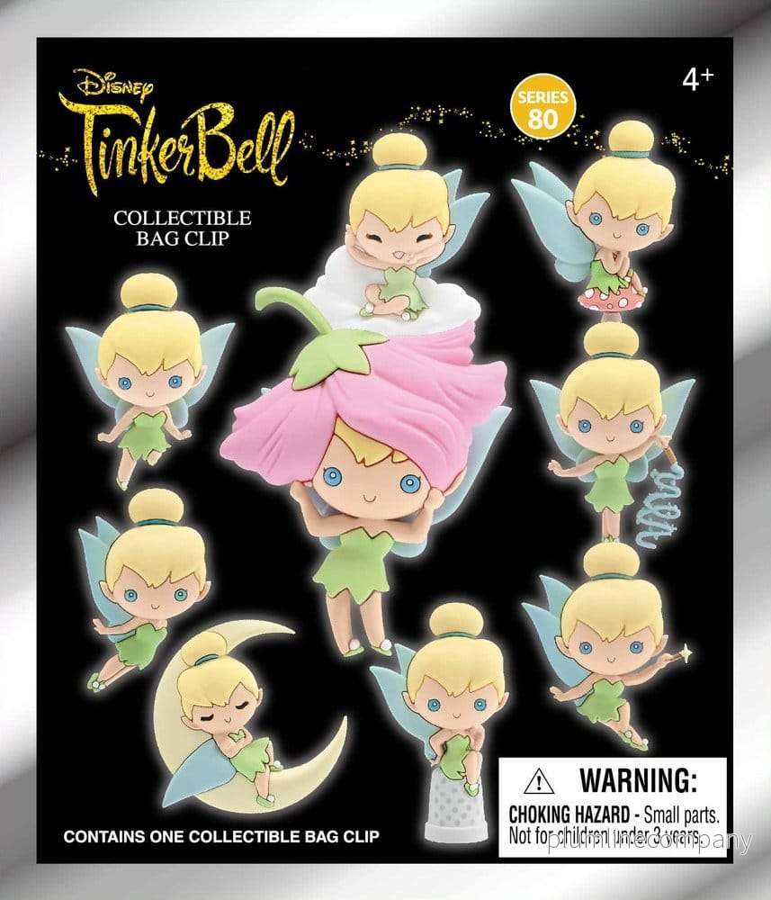 Tinker Bell 3D PVC Bag Clips Series 81 Blind Bag-display med 24 påsar - Bild 2