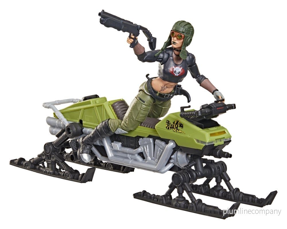G.I. Joe Classified Series Actionfigur och Fordon Set #194 Zanya och Dreadnok Kameleont (Sumpåkare) 15 cm - Bild 2