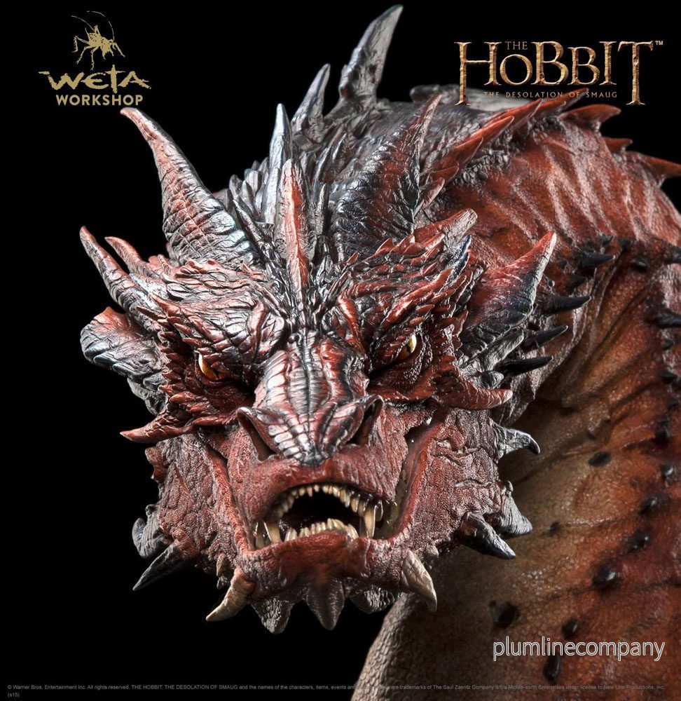Hobbiten Smaugs Förödelse Byst Smaug 36 cm - Bild 3