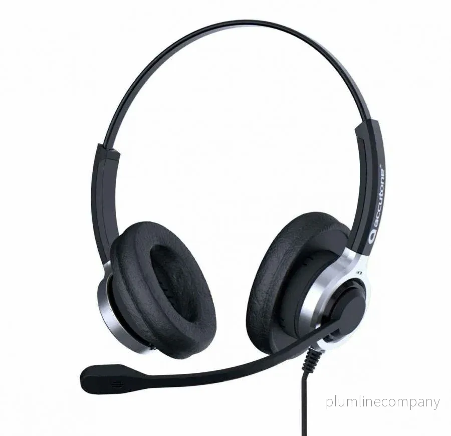 Accutone Binauralt Trådbundet Headset - Bild 3