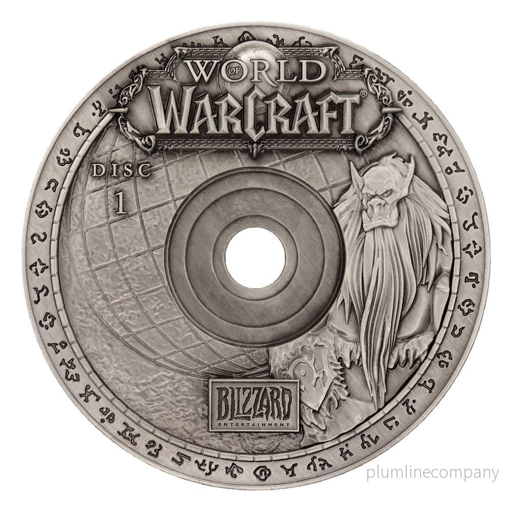 World of Warcraft Replika CD-ROM Limited Edition, 11 cm