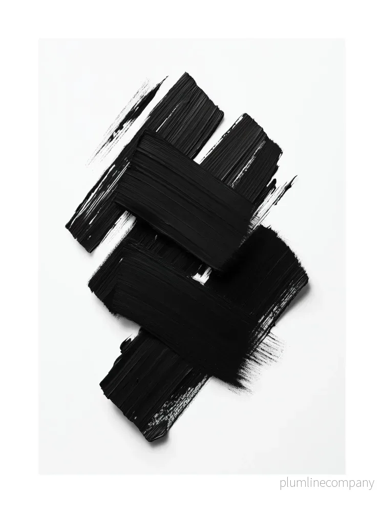 Abstract Brush Strokes Poster Abstract Brush Strokes Poster