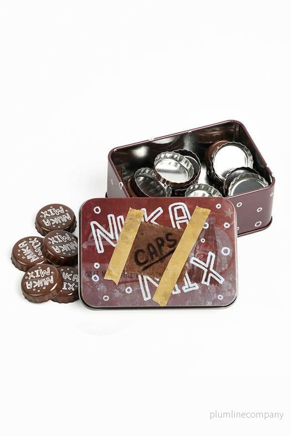 Fallout Bottle Caps Series Collector Tin Nuka Mix 10 cm Fallout Bottle Caps Series Collector Tin Nuka Mix 10 cm
