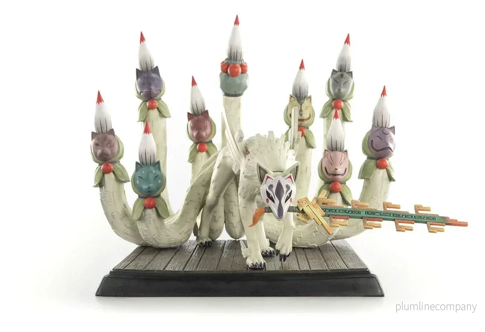Okami Figur Ninetails 51 cm - Mäktig Kitsune - Bild 2