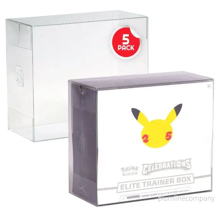 PET Protectors 5-Pack för Booster Boxes / Elite Trainer Boxes Ver. 2 - Bild 2