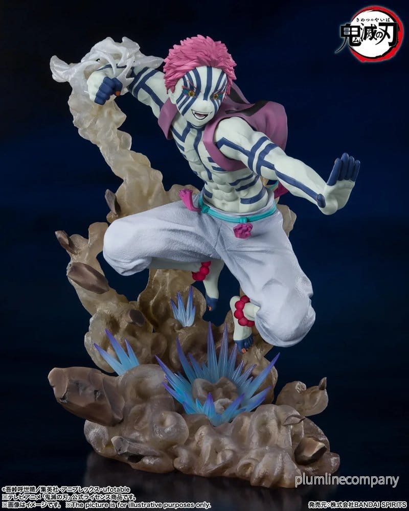 Demon Slayer: Kimetsu no Yaiba FiguartsZERO PVC-figur Akaza Övre Tre 18 cm Demon Slayer: Kimetsu no Yaiba FiguartsZERO PVC-figur Akaza Övre Tre 18 cm