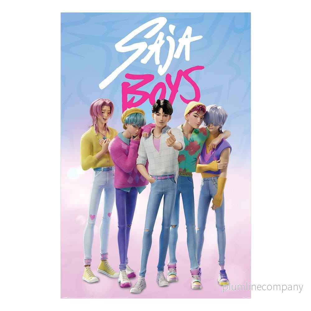 KPop Demon Hunters Posterpaket Saja Boys 61 x 91 cm (4 st) KPop Demon Hunters Posterpaket Saja Boys 61 x 91 cm (4 st)