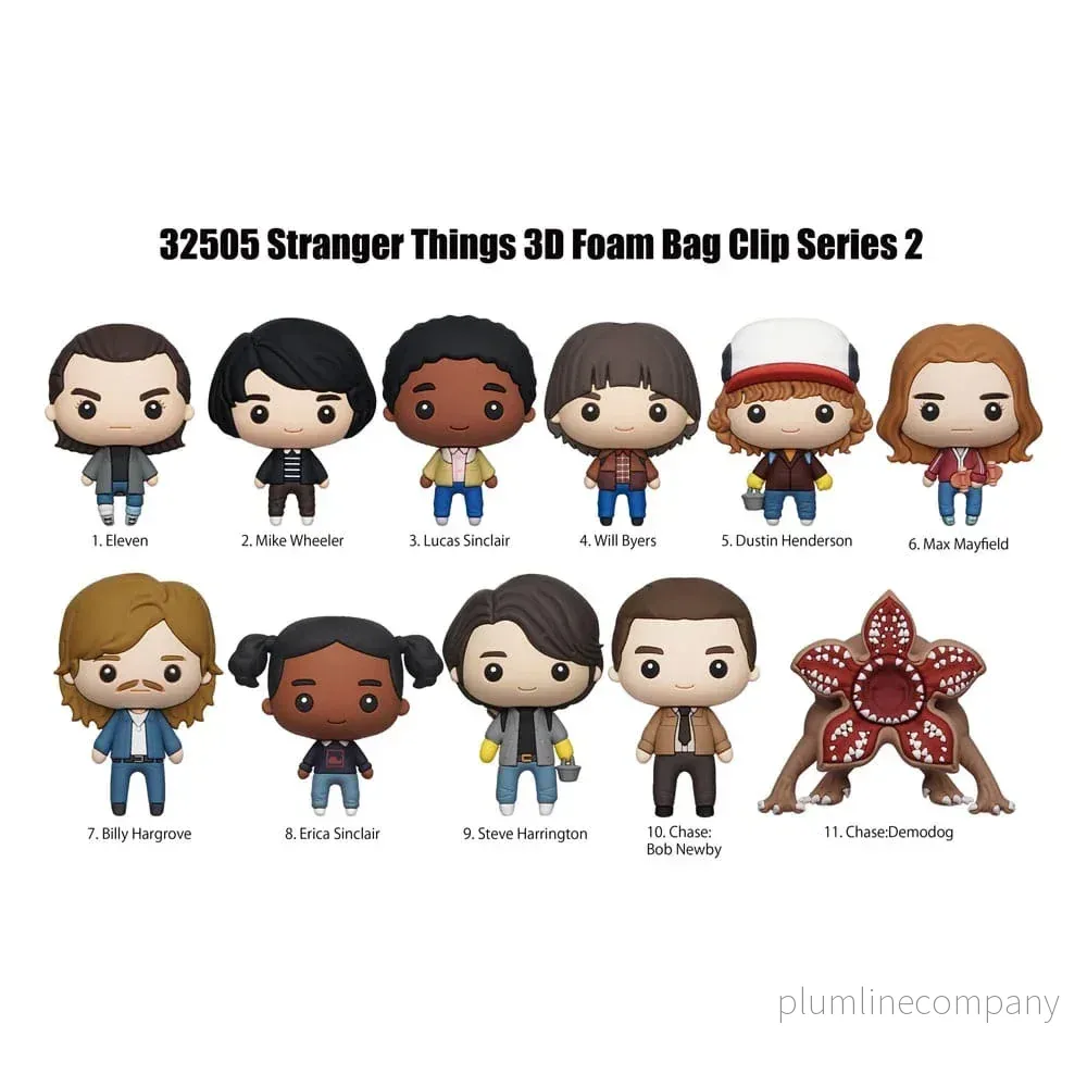 Stranger Things 3D PVC Bag Clips Series 2 Display (24) Stranger Things 3D PVC Bag Clips Series 2 Display (24)
