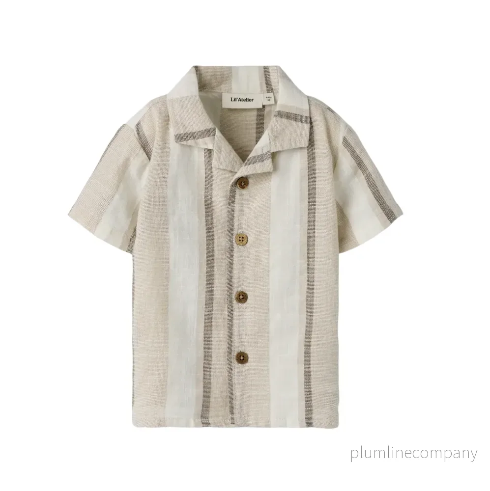 SISTA CHANSEN – Skjorta Baby – NBMFIBERT SS LOOSE SHIRT LIL SISTA CHANSEN – Skjorta Baby – NBMFIBERT SS LOOSE SHIRT LIL