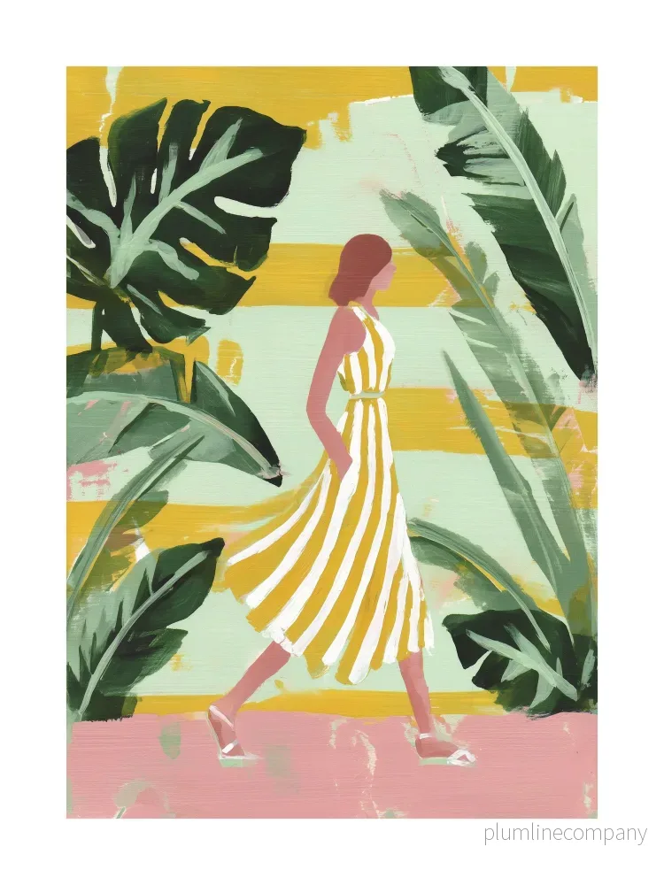 Tropical Stripes Poster Tropical Stripes Poster