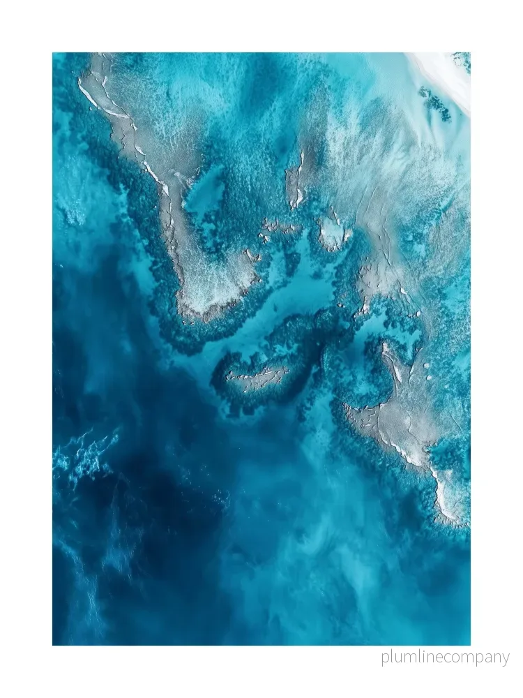 Aqua Veins Poster Aqua Veins Poster