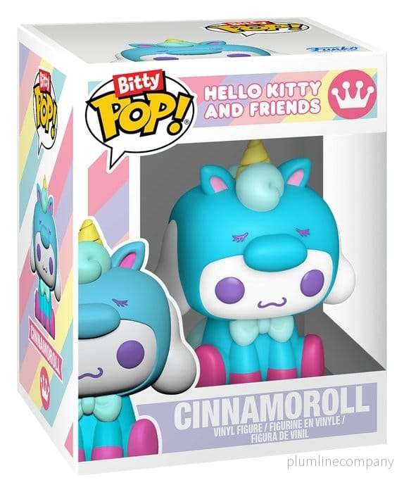 Sanrio Bitty POP! & Accessory vinylfigurer 2-pack Cinnamoroll med KCHN, 2 cm - Bild 3
