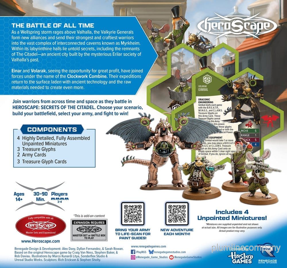 Heroscape arméexpansion Clockwork Combine forskningsexpedition – svensk version av engelsk utgåva - Bild 3