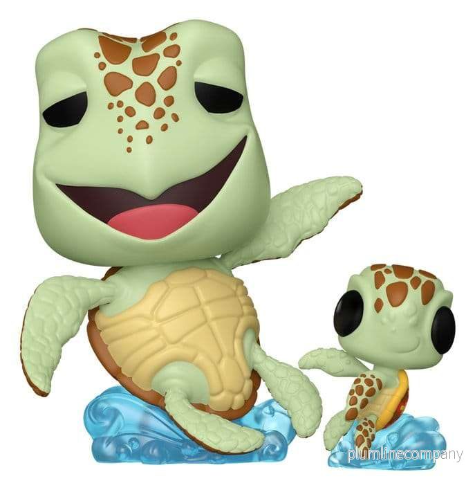 Finding Nemo POP! & Buddy Vinyl Figure Crush med Squirt 9 cm Finding Nemo POP! & Buddy Vinyl Figure Crush med Squirt 9 cm