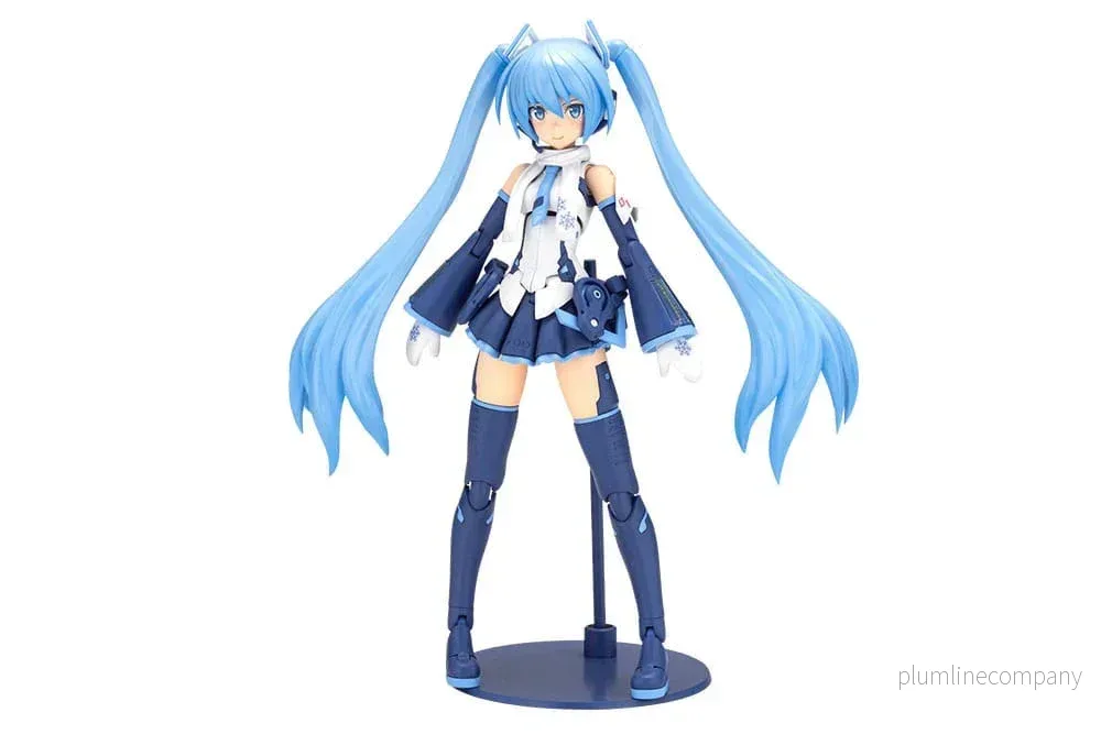 Frame Arms Girl x Hatsune Miku Plastmodellkit - Frame Music Girl Snow Miku Another Color Ver. 15 cm - Bild 2