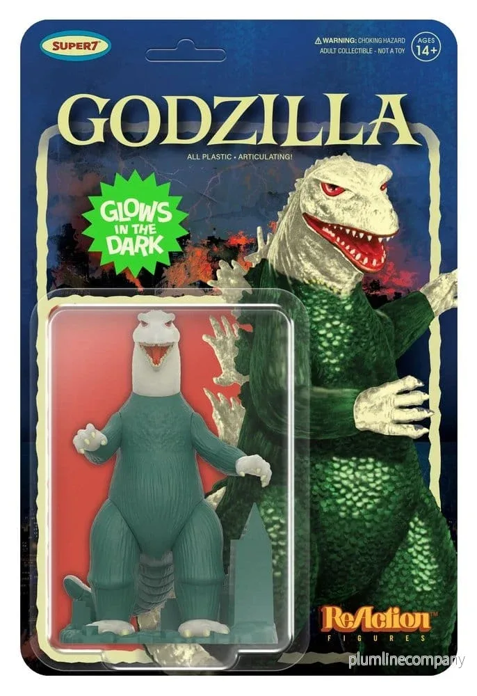 Godzilla Toho ReAction Actionfigur Godzilla Modellkit (Självlysande) 10 cm - Bild 2