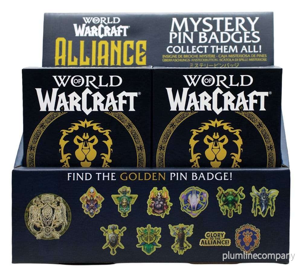 World of Warcraft Alliance Pin Badges Blind Box Display (12)