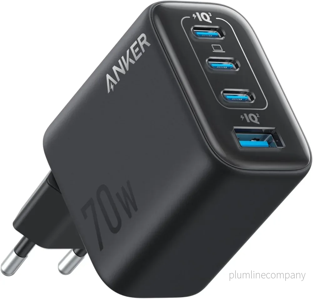 Anker Zolo Ultra Fast 70W USB-C 4-Port laddare, kompakt och stabil för iPhone 16/15, MacBook Air, iPad, Pixel, Galaxy Anker Zolo Ultra Fast 70W USB-C 4-Port laddare, kompakt och stabil för iPhone 16/15, MacBook Air, iPad, Pixel, Galaxy