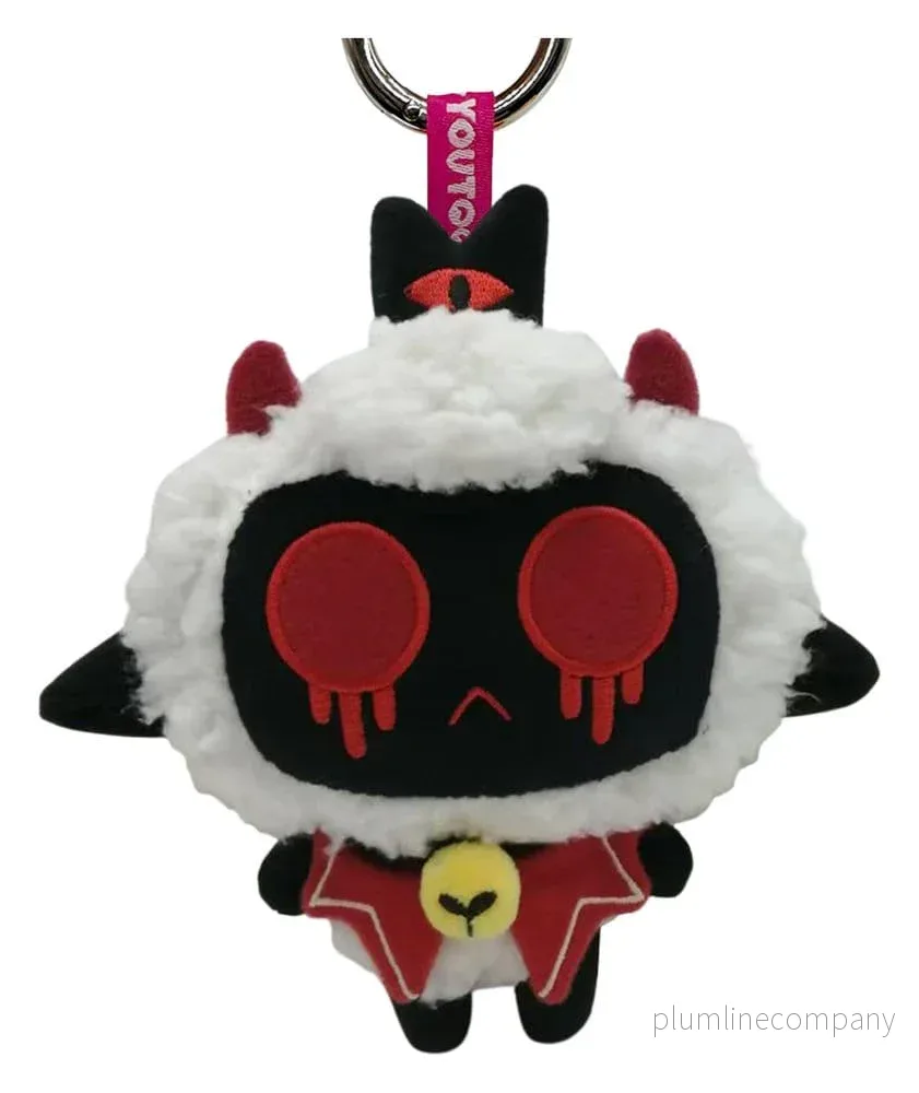 Cult of the Lamb gosedjur Nyckelring Possessed Lamb 13 cm Cult of the Lamb gosedjur Nyckelring Possessed Lamb 13 cm