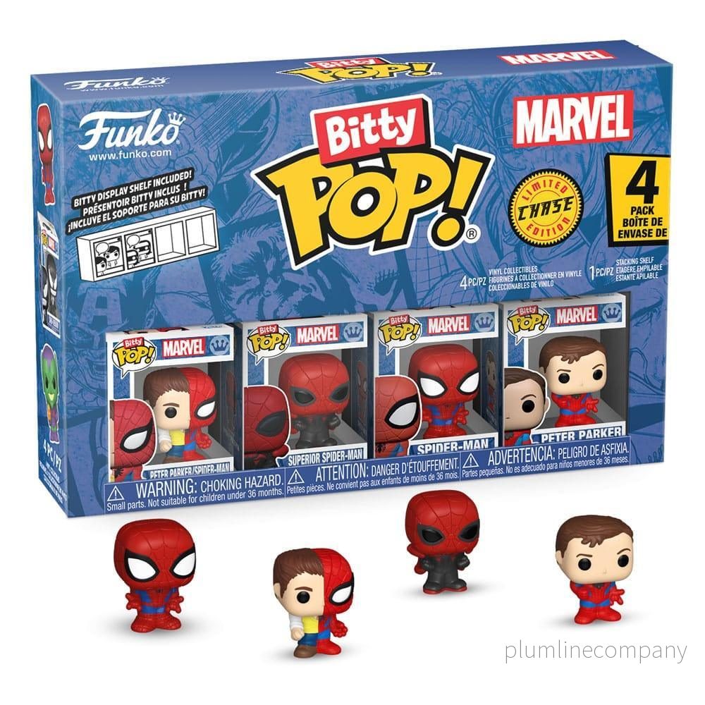 Spider-Man Bitty POP! Figur 4-Pack Series 4 - 2 cm - Bild 2