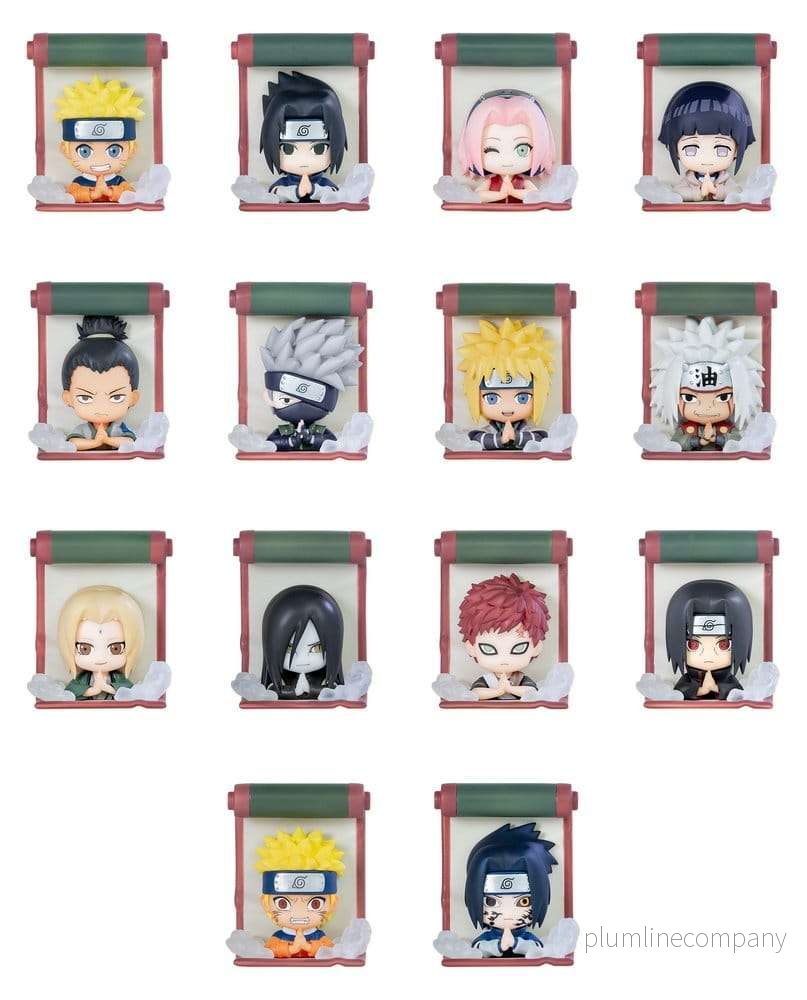 Naruto 3D-magneter Secret Ninja Scroll Series Blind Box-display (12) Naruto 3D-magneter Secret Ninja Scroll Series Blind Box-display (12)