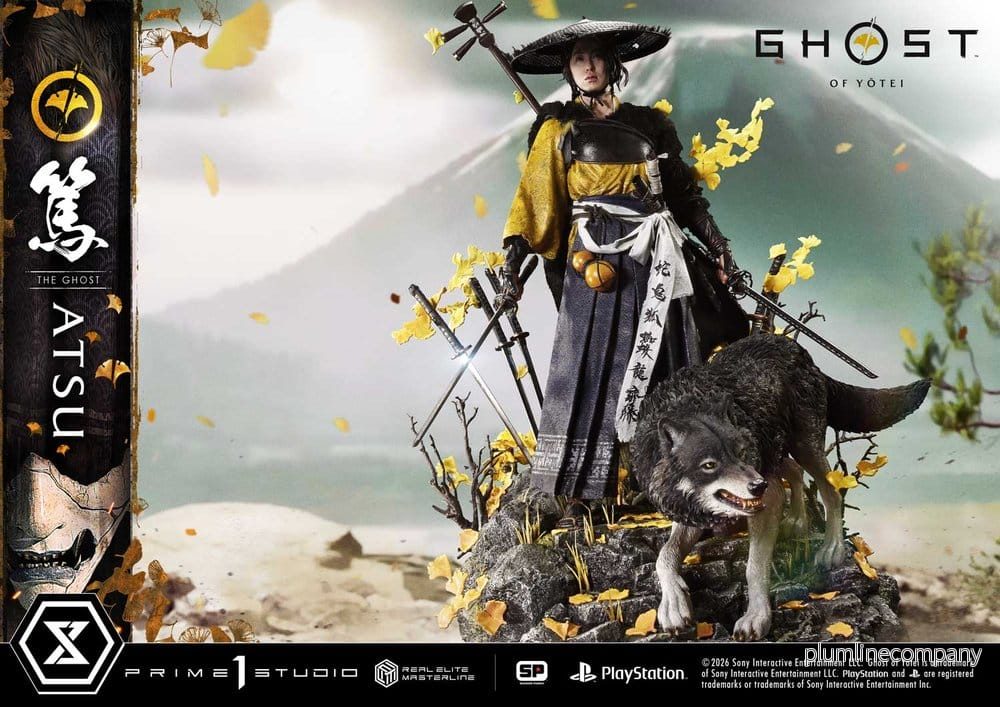 Ghost of Yotei Real Elite Masterline Staty 1/4 Atsu 59 cm - Bild 3